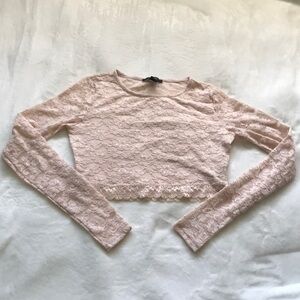 Long Sleeve Crop Linen Shirt